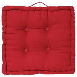 Coussin de sol rouge 40x40