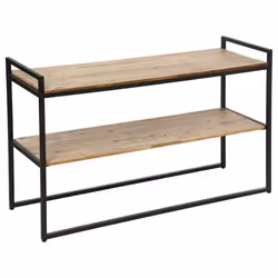 Console Edena - métal & bois dacacia - Marron - Atmosphera createur dinterieur
