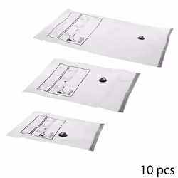 Lot de 10 Sacs compresseurs Air Flat - Transparent