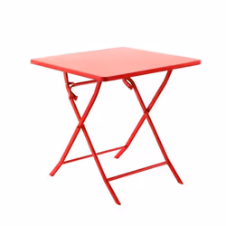 Table de jardin carrée Greensboro 70 x 70 cm Groseille - Hespéride