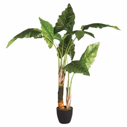 Bananier artificiel avec pot - H 120 cm - Objet de décoration