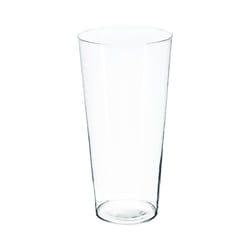 Vase conique transparent H30