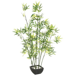 Bambou artificiel en pot, 122 cm