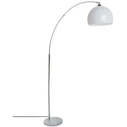 Atmosphera - Lampadaire arc Geda marbre blanc H185cm créateur d'intérieur
