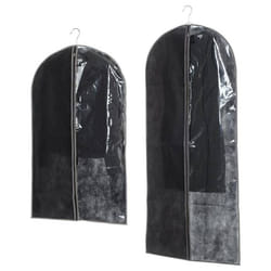 5five - lot de 2 housses vêtements grand modèle noir