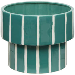 Cachepot crmq flow vert D30H25 Atmosphera créateur d'intérieur