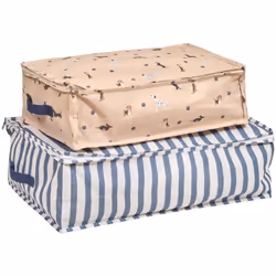 Lot housse rangement chien x2 - Atmosphera createur d'interieur. Couleur : Multicolore. Matière principale : Polyester. Longu ...