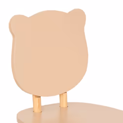 Chaises De Table Enfant Douceur Beige L26xp26xh49cm - Atmosphera Créateur D'Intérieur - Vue supplémentaire 2