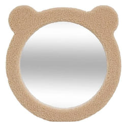 Miroir Mural Beary Marron 33,5x33,5cm Atmosphera Créateur D'Intérieur