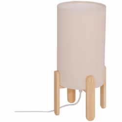 Lpe spe rafa bois h37 - Atmosphera createur d'interieur. Couleur : Beige. Matière principale : Hévéa. Longueur : 18.00 cm. La ...