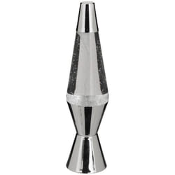 Lampe à poser champignon secteur Lava argent H36,5cm - Atmosphera créateur d'intérieur