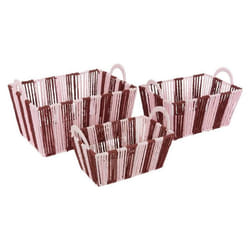Cagettes Cherie Rouge Grenat 37x18cm Atmosphera Créateur D'Intérieur