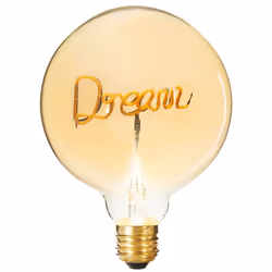 Pourquoi ne pas accueillir vos amis par un petit mot gentil ? Cette ampoule LED mot "Dream" Atmosphera s'en charge pour vous ...