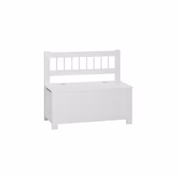 Description générale Offrez à votre enfant un élégant banc coffre à jouets blanc, conçu pour allier confort et rangement. Ce  ...