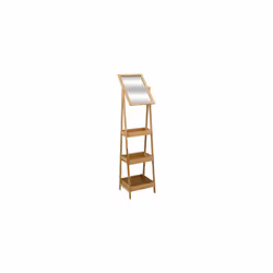 Etagère 3 niveaux avec miroir, 39 x 40 x 160 cm. Disposez vos produits ou vêtements comme vous le souhaitez grâce à ce meuble ...