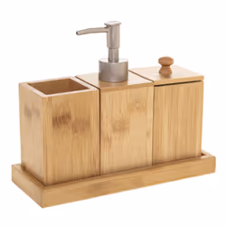 Set 3 Accessoires + Plateau Natureo Bambou - FIVE