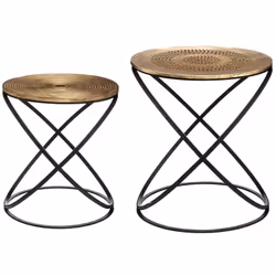 Description générale Ces tables d'appoint Etnik d'Atmosphera apportent une touche de sophistication à votre intérieur avec le ...