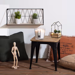 Etagère Murale Design  Wire  48cm Noir