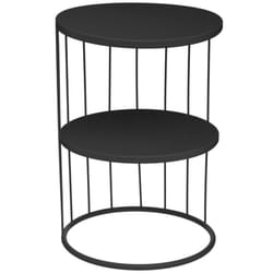 Atmosphera - Table d appoint Kobu noir D36cm créateur d'intérieur
