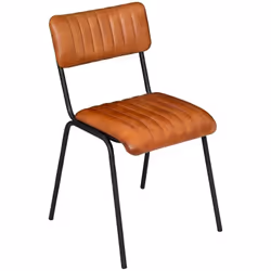 Vous voulez donner une touche rétro à votre pièce à vivre ? La chaise en cuir "Dario" Atmosphera a tout pour vous plaire. Une ...