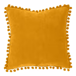 Coussin à pompons, L 40 cm x l 40 cm. Ce coussin à pompons apportera une touche de modernité à votre intérieur. Vous pouvez l ...