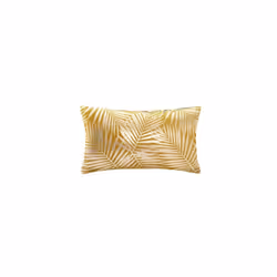 Coussin en velours - L 50 cm x l 30 cm - Ocre Coussin en velours ocre Imprimé dorés déhoussable. Finitions avec fermeture écl ...
