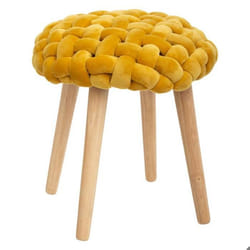 Tabouret Tricot Cosy - Atmosphera