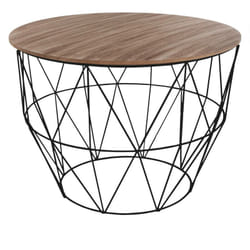 Atmosphera - Table basse Atomic noir H56cm créateur d'intérieur