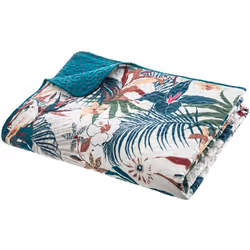 Description générale Transformez votre chambre en un véritable paradis tropical avec le Dessus De Lit Imprimé Jungle 240x220  ...