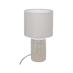 Atmosphera - Lampe Melo céramique beige H34cm créateur d'intérieur