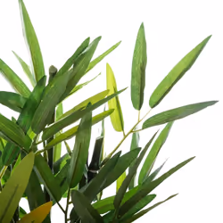 Plante Artificielle en Pot  Bambou  26cm Noir