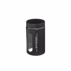 Bocal en verre et métal - FIVE - UBLO - 900 ml - Noir - Cylindrique - Lave-vaisselle compatible
