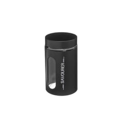 Bocal en verre et métal - FIVE - UBLO - 900 ml - Noir - Cylindrique - Lave-vaisselle compatible