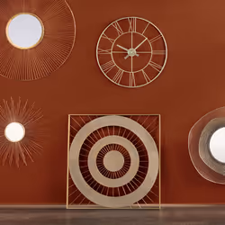 Pendule Silence Doré