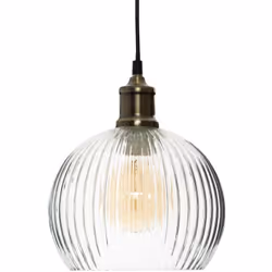 Description générale Cette suspension en verre Laye de la marque Atmosphera allie modernité et élégance. Avec son design cont ...