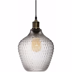 Description générale Cette suspension en verre fumé, modèle Omaha, présente un design moderne et élégant. Avec un diamètre de ...