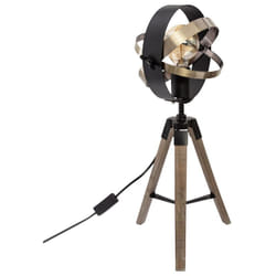 Atmosphera - Lampe bois Fibi h 54 cm