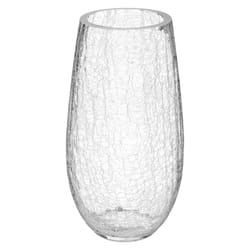 Vase Bombé Craquelé D. 14 x H. 27 cm