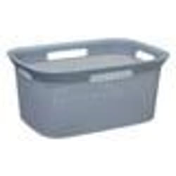 5five - corbeille à linge 45l scandinave gris