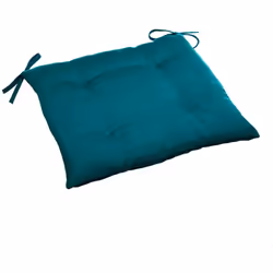 Vous cherchez des coussins pour vos chaises de jardin ? Optez pour la galette de chaise 4 points "KORAI" Hespéride. Confort e ...