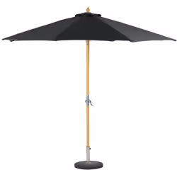 Apportez une touche d'exostime à votre terrasse grâce à ce parasol droit à la structure en bambou. Sa forme ronde vous permet ...