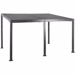 Apportez une touche moderne et fonctionnelle à votre jardin avec la tonnelle AVILA. Dotée d'un toit incliné et de lames orien ...