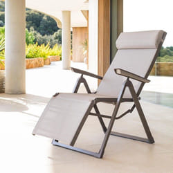 Hesperide - Chaise longue Decima Hespéride noisette/praline