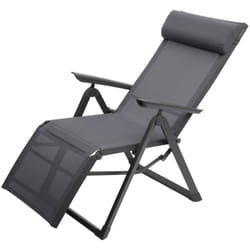 Hesperide - Chaise longue Decima Hespéride ardoise/quartz