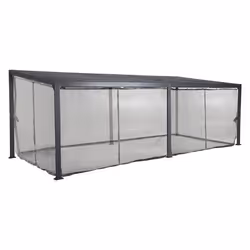 Rideaux moustiquaires pour tonnelle 7.2x3 m Avila Hespéride