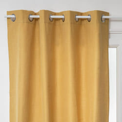 Rideau Clem jaune moutarde 140x260cm Atmosphera créateur d'intérieur