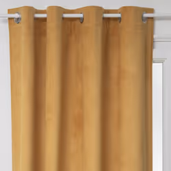 Atmosphera - Rideau de salon occultant 8 œillets - 140 x 260 cm - Ocre