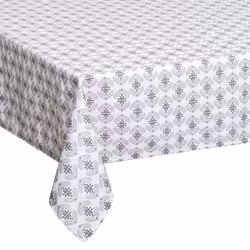 Succombez au charme de la nappe anti-tache Atmosphera pour dresser une table design et chaleureuse. Des lignes élégantes Cett ...