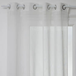 Voilage Sab blanc 140x240cm Atmosphera créateur d'intérieur