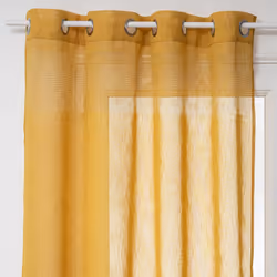 Description générale Apportez une touche de luminosité à votre intérieur avec ce voilage élégant en polyester de couleur jaun ...